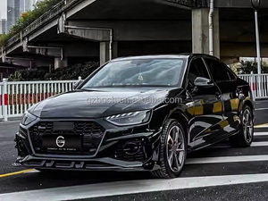 Kit carrosserie A4 vers <span class=keywords><strong>RS4</strong></span> pour <span class=keywords><strong>Audi</strong></span> A4 B9 2020+ : Pare-chocs avant, calandre, diffuseur, embouts, lèvre avant A4, spoiler A4 - Product Image 6