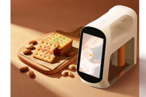 เครื่องพิมพ์กาแฟพกพา EVEBOT SMART, เครื่องพิมพ์อาหารด้วยหมึกกินได้ผ่าน WiFi สำหรับกาแฟ เค้ก มาการอง บิสกิต และขนมปังปิ้ง - Product Image 3