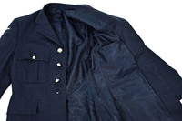 Véritable uniforme de défilé bleu tactique suédois, veste de robe tactique suédoise, uniforme de garde d'honneur