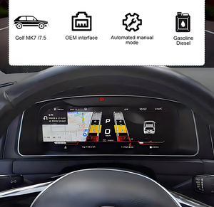 Tableau de bord numérique LCD multifonctionnel pour Audi Q7 <span class=keywords><strong>4L</strong></span> 2005-2015 – <span class=keywords><strong>Compteur</strong></span> de vitesse de qualité à prix avantageux - Product Image 3