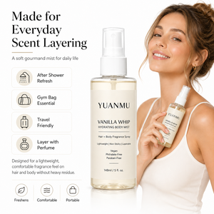 Spray Corporal Hidratante <span class=keywords><strong>con</strong></span> Aroma Dulce a Almendra y Azúcar, Fragancia Gourmand para Cabello y Cuerpo, Bruma Corporal <span class=keywords><strong>con</strong></span> Aroma a Vainilla para Mujer - Product Image 4