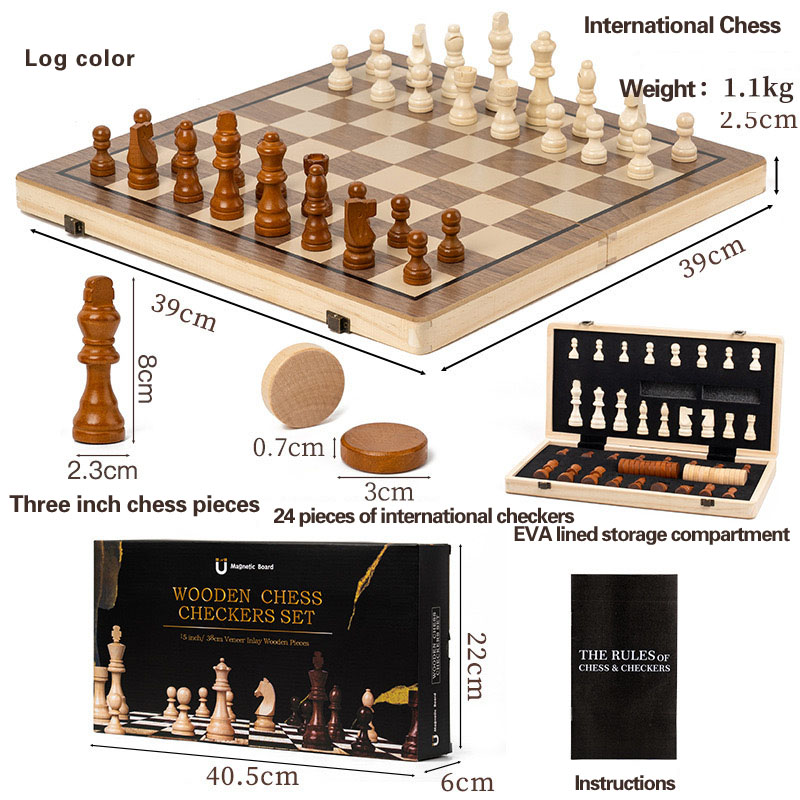 Chess (Regular style) + checkers