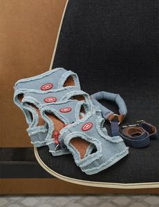 Moda de lujo Respetuoso con el medio ambiente Easy Walk Dog <span class=keywords><strong>Cat</strong></span> Arnés Correa para el pecho para perros a prueba de explosiones Cuerda de plomo ajustable antirotura S,M,L - Product Image 5