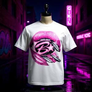 T-Shirt con Grafica Baddie Vision in Confezione, Stile Oversize Streetwear Y2K - Product Image 3