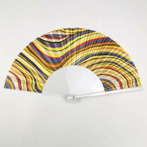 Abanico de Mano Portátil de Bambú y Plástico de 23 cm con Logotipo Personalizado para Bodas/Fiestas/Eventos - Publicidad Promocional - Product Image 2