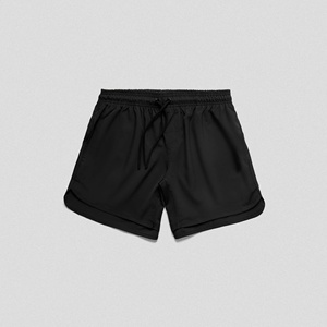 Oem Logo Broderie Été Cordon Entrejambe Blanc Gym Shorts Avec Doublure De Compression Running Exercise Casual Running Shorts - Product Image 4
