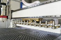 TOHAN 1325 bois ATC CNC graveur à bois Machine Syntec/Richauto système de contrôle moteur pompe à engrenages PLC pour menuiserie CNC routeur