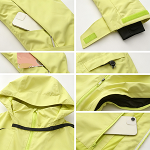 Chaqueta de Esquí Profesional Personalizada para <span class=keywords><strong>Mujer</strong></span>, Cortavientos, Estilo Nórdico, Cálida, con Cierre Completo, Impermeable, para Nieve - Product Image 5