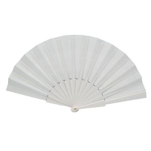Ventilador de Mano Plegable de Plástico Grande de 23 cm con Logotipo Personalizado para Recuerdo de Boda, Estilo Amoroso Ecológico - Product Image 3