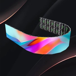 Écran en soie incurvé P3.91 500*500mm écran de location mur vidéo LED Flexible mur LED à <span class=keywords><strong>arc</strong></span> réglable à 15 degrés pour les événements sur scène - Product Image 4