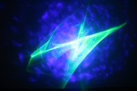 Lampu Panggung Profesional Pola Air Lubang Ganda Warna Hijau Biru Laser