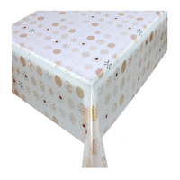 Yiwu gros luxe bonne qualité or rouleau étanche pvc nappe tissu