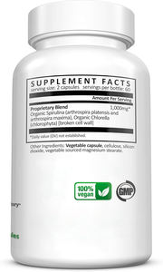 แคปซูลซอฟต์เจลสาหร่ายสไปรูลิน่าและคลอเรลล่า ดีไซน์ใหม่ล่าสุด แคปซูลสาหร่ายสไปรูลิน่าออร์แกนิก แคปซูลสไปรูลิน่าช่วยดีท็อกซ์และเสริมภูมิคุ้มกัน - Product Image 3