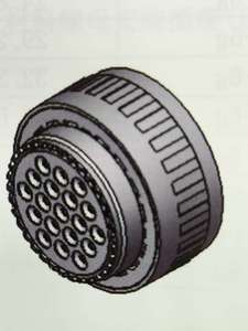 Connecteurs électriques circulaires série GJB599 III, fiches femelles, 16 cœurs, 500 insertions et retrait - Product Image 5