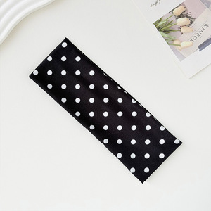 Bandeau élastique à pois pour le yoga, bandeau de maquillage absorbant la transpiration, accessoire capillaire pour le sport et le fitness pour femmes - Product Image 4