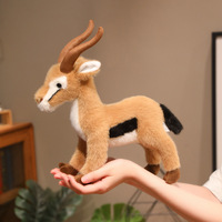 Peluche d'antilope tibétaine faite à la main, décoration de Noël pour la maison