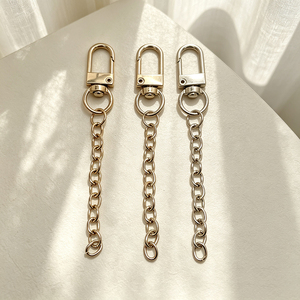 Gold Paperclip Keychain Extender, Metal Chain Strap Extension for <b>Bag</b>, Purse, Handbag & <b>Key</b> <b>Ring</b> - Product Image 6
