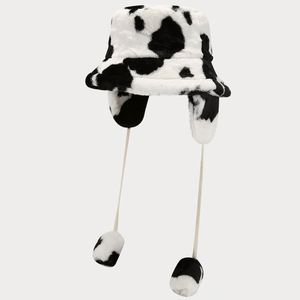 Nouveau Chapeau Bob Léopard Hiver 2024 avec Cache-Oreilles pour Femme – Chaud et Tendance, en Peluche, Idéal pour l'Extérieur - Product Image 2