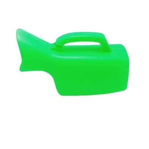 Urinoir ovale portable pour patients alités, accessoire de cuvette unisexe, couleur verte - Product Image 1