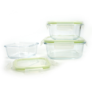 Casa jardín bebé Mini <span class=keywords><strong>de</strong></span> alimentos <span class=keywords><strong>de</strong></span> vidrio congelador <span class=keywords><strong>comer</strong></span> sobras <span class=keywords><strong>de</strong></span> contenedores <span class=keywords><strong>de</strong></span> almacenamiento con Bpa gratis tapas - Product Image 1