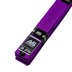 Cinturón de BJJ Personalizado OEM de Alta Calidad, 220g, Impresión por Transferencia de Calor, 100% Algodón Tejido Perla, Transpirable, de Secado Rápido, para Artes Marciales - Product Image 5