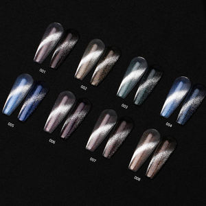 Esmalte de gel UV de larga duración con efecto ojo de gato de capa superior 2025 <span class=keywords><strong>semipermanente</strong></span> para uso profesional - Product Image 4