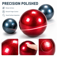 SDBALLS Bola de Trackball Óptica UPR de 34 mm, Bola de Repuesto de Polvo Metálico Pulido con Precisión para Ratón Trackball y Teclado DIY