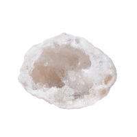 Géode de cristal d'agate blanche naturelle, spécimen minéral de cristal de quartz, décoration d'intérieur, vente en gros