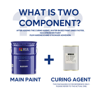Peinture liquide 2K acrylique à base d'eau haute dureté pour meubles, résistante aux rayures, polyuréthane, pour meubles de luxe à l'exportation