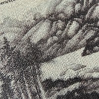 Eco-solvant Nature Revêtement Lin-coton Toile Rouleau Art Imprimable 230gsm Imprimé Toile Étendue pour Impression Jet D'encre