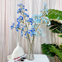 Faible MOQ, Fleurs de chouignons multicolores à 6 branches, Chouignons artificiels décoratifs pour arrangements de centre de table par les fleuristes