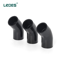 LeDES 45D Coude solaire rigide pour conduit certifié AS/NZS 2053 – Fournisseurs de raccords de conduits électriques extrêmement résistants aux rayons du soleil