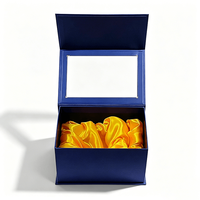 Boîte cadeau magnétique de luxe personnalisée, boîte d'emballage en carton rigide avec insert en mousse