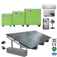 Système solaire complet pour le camping en plein air 6KW tout-en-un WON-W1-1AP6000W avec onduleur à onde sinusoïdale pure et écran LCD