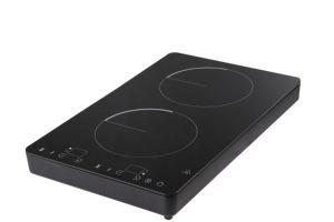 Appareil ménager Portable, double zone de cuisson verticale, table de cuisson à induction, cuisinière à induction dominos - Product Image 2