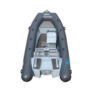 4.2m CE Approved Rigid Bottom <strong>Inflatable</strong> RIB Aluminum Hull RIB420 <strong>Boat</strong> with with <strong>Achilles</strong> Hypalon Pontoon - Product Image 1