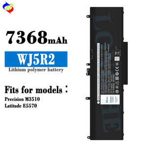 WJ5R2 11.4V 84Wh Batterie d'ordinateur portable de remplacement pour <span class=keywords><strong>Dell</strong></span> <span class=keywords><strong>Precision</strong></span> <span class=keywords><strong>M3510</strong></span>/Latitude E5570 Batterie d'ordinateur portable - Product Image 2