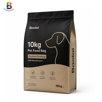 Sachet Doypack avec fermeture éclair pour croquettes pour chiens, fourni par l'usine, imprimé sur mesure, sac de grande capacité pour aliments secs pour animaux de compagnie 5kg 10kg