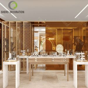 Diseño de Interiores Profesional para Joyería de Diamantes y Oro, Ideas Modernas para Exhibición, Vitrina para Tienda de Joyería, Diseño de Renderizado 3D - Product Image 1