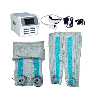 Appareil de pressothérapie à taille haute avec 24 coussins d'air et système de thérapie par ondes infrarouges pour massage corporel et drainage lymphatique - Product Image 1
