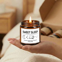 Bougie parfumée en cire de soja de 4 oz, bougie en verre brun, cadeau pour femmes, boîte cadeau de bougie d'aromathérapie