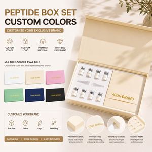 Boîte personnalisée en carton rigide pour ampoules de 3 ml et 10 ml, emballage de sérum pour soins de la peau, flacon de peptide de haute qualité, boîte à peptides - Product Image 5