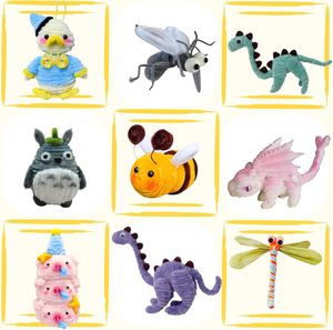Accesorios Florales al por Mayor, 100 Piezas/Paquete, Limpiapipas, Palitos de Chenilla, Alambres para Manualidades, Suministros para Arte y Manualidades - Product Image 3