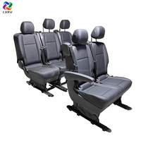 Siège Pliant Coulissant en Cuir LXRV pour Mercedes-Benz Classe V Vito Sprinter Camping-Car Autocar Bus RV – Luxe Étanche