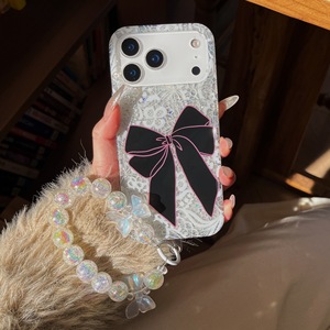 Elegant White Lace Bow Phone Case for <b>iPhone</b> 16 Pro Max, for <b>iPhone</b> 17, Shockproof, Full-Cover IMD for <b>iPhone</b> 14/15 - Product Image 4