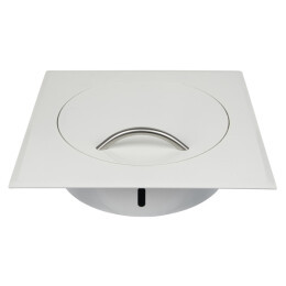 Puerta de entrada STYLO SQUARE (Blanco) - Conducto de lavandería - Product Image 3