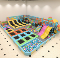 Parc de jeux gonflables pour enfants avec toboggan et château gonflable, équipements d'aventure amusants pour enfants