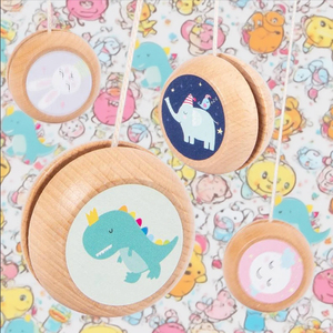 Wholesale Bulk Blank Unfinished Small Custom Logo Cartoon Designs Birthday Party Gift Favors <strong>Wooden</strong> Yo-Yo <strong>Toy</strong> <strong>for</strong> Kids Baby - Product Image 4