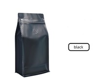 Sachets de café à 8 soudures latérales, sacs à fond barrière premium, refermables avec fermeture éclair, impression numérique personnalisée, faible MOQ pour l'emballage du café