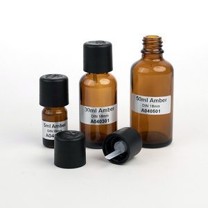 Tùy Chỉnh Hổ Phách 5Ml 10Ml 15Ml 20Ml 30Ml 50Ml 100Ml Chai Thủy Tinh Nhỏ Giọt Với Trẻ Em Chống Tamper Rõ ràng Cap - Product Image 2